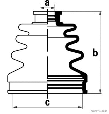 Bellow Kit, drive shaft (J2883015)