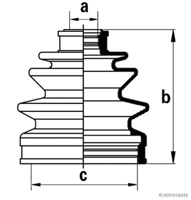 Bellow Kit, drive shaft (J2860501)