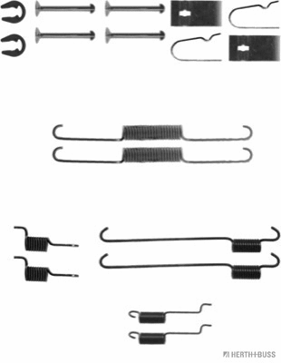 Accessory Kit, brake shoes (J3566002)