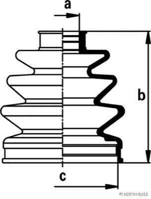 Bellow Kit, drive shaft (J2861031)