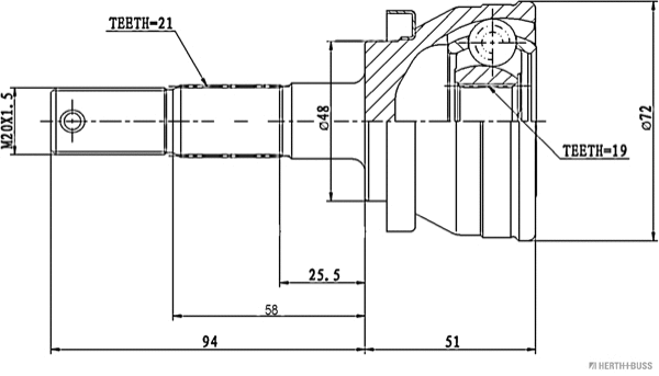 Joint Kit, drive shaft