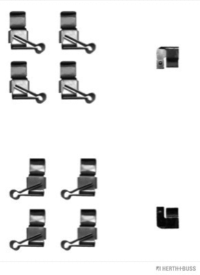 Accessory Kit, disc brake pad (J3662017)