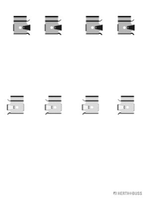 Accessory Kit, disc brake pad (J3660308)