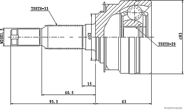 Joint Kit, drive shaft