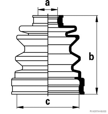 Bellow Kit, drive shaft (J2888008)