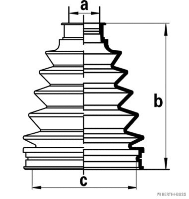 Bellow Kit, drive shaft (J2862023)
