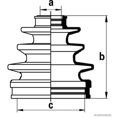 Bellow Kit, drive shaft (J2862000)