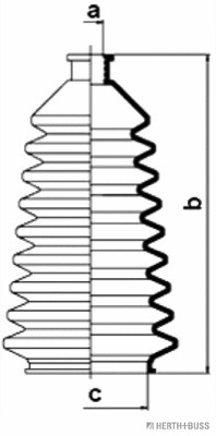 Bellow Kit, steering (J4108000)