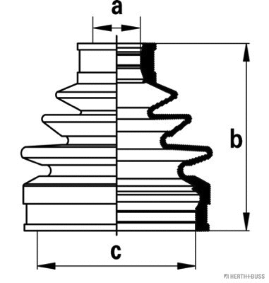 Bellow Kit, drive shaft (J2868004)