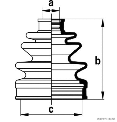 Bellow Kit, drive shaft (J2864021)