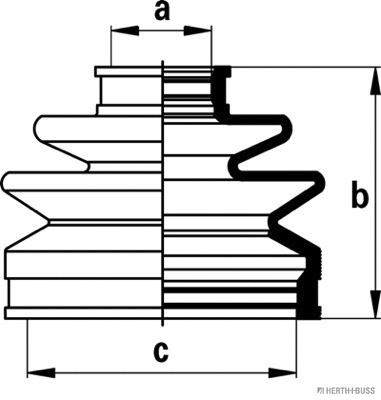 Bellow Kit, drive shaft (J2863009)
