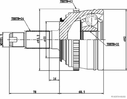 Joint Kit, drive shaft