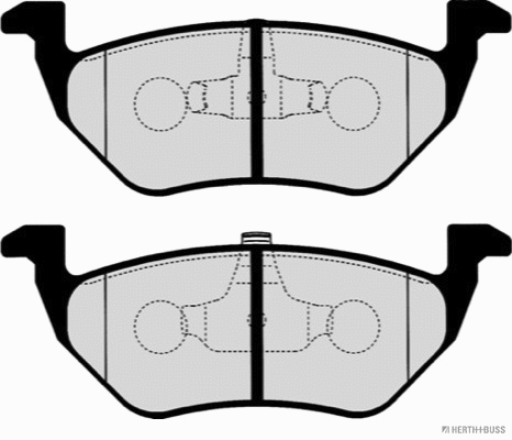 Brake Pad Set, disc brake (J3613023)