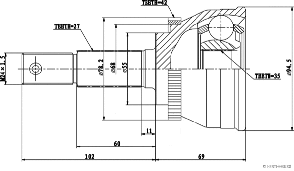 Joint Kit, drive shaft