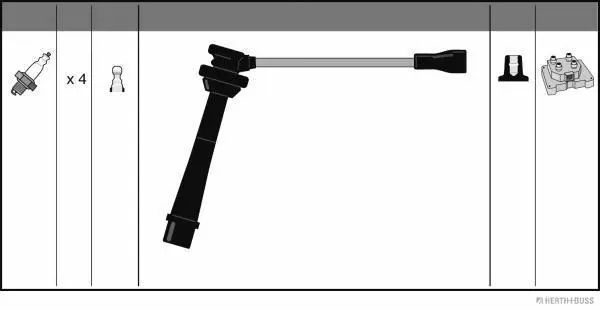 Ignition Cable Kit (J5388000)