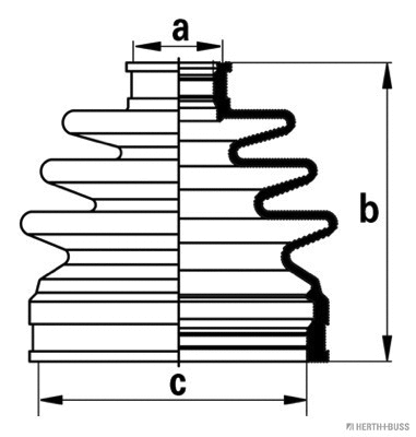 Bellow Kit, drive shaft (J2864020)
