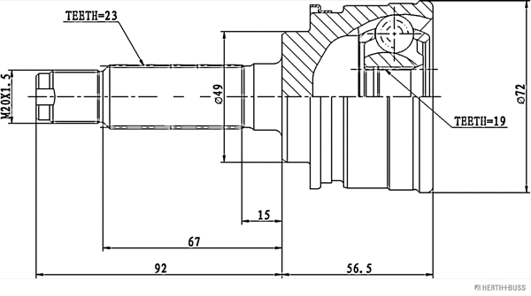 Joint Kit, drive shaft