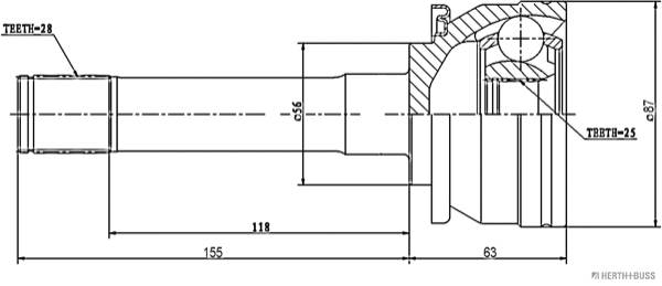 Joint Kit, drive shaft