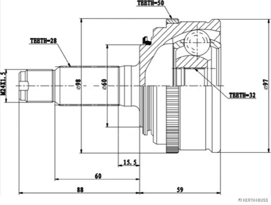 Joint Kit, drive shaft