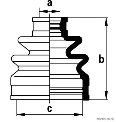 Bellow Kit, drive shaft (J2880500)