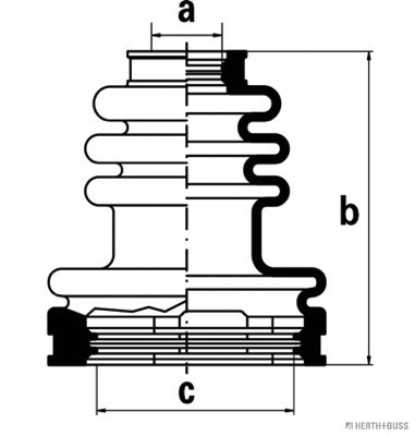 Bellow Kit, drive shaft (J2882000)