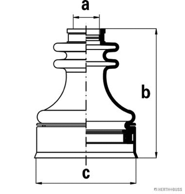Bellow Kit, drive shaft (J2885017)
