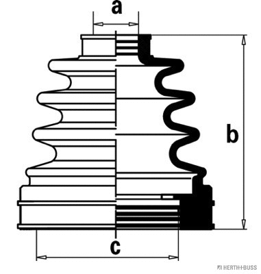 Bellow Kit, drive shaft (J2881021)