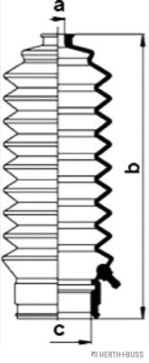 Bellow Kit, steering (J4104001)