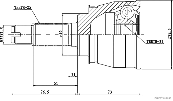 Joint Kit, drive shaft
