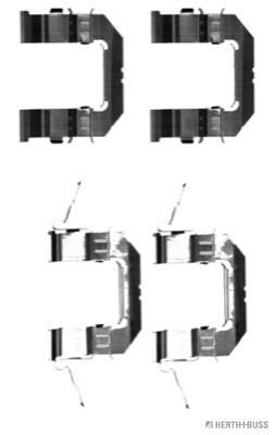 Accessory Kit, disc brake pad (J3661028)