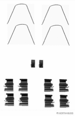 Accessory Kit, disc brake pad (J3668006)