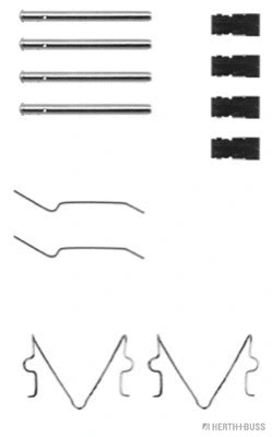 Accessory Kit, disc brake pad (J3663010)
