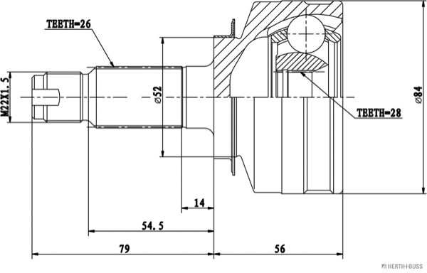 Joint Kit, drive shaft (J2824039)