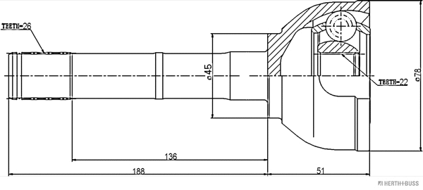 Joint Kit, drive shaft