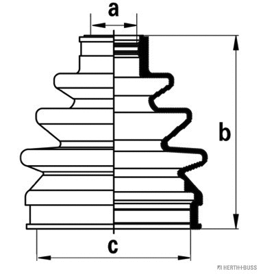 Bellow Kit, drive shaft (J2861016)