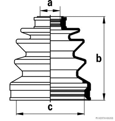 Bellow Kit, drive shaft (J2884001)