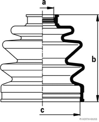 Bellow Kit, drive shaft (J2863020)