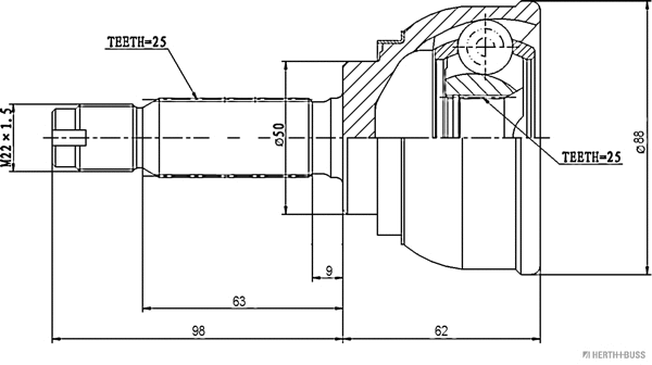 Joint Kit, drive shaft