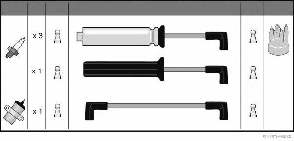 Ignition Cable Kit (J5380900)