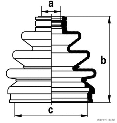 Bellow Kit, drive shaft (J2867004)