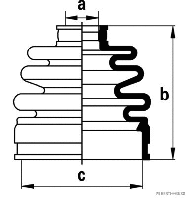 Bellow Kit, drive shaft (J2880303)