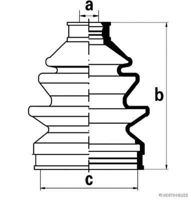 Bellow Kit, drive shaft (J2860305)