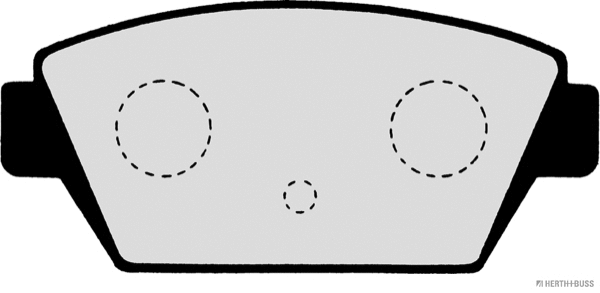 Brake Pad Set, disc brake (J3615000)