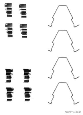 Accessory Kit, disc brake pad (J3660303)