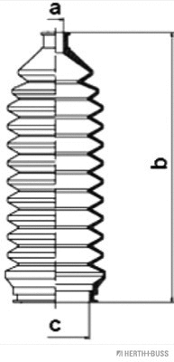 Bellow Kit, steering (J4118000)