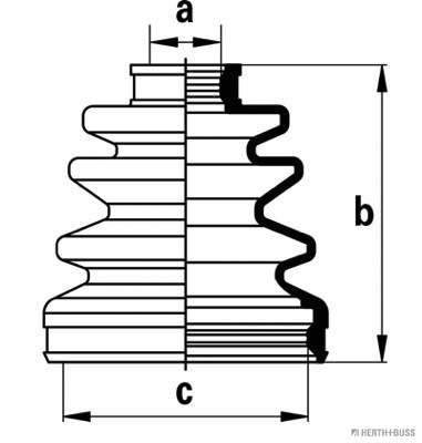 Bellow Kit, drive shaft (J2884017)