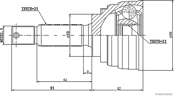 Joint Kit, drive shaft