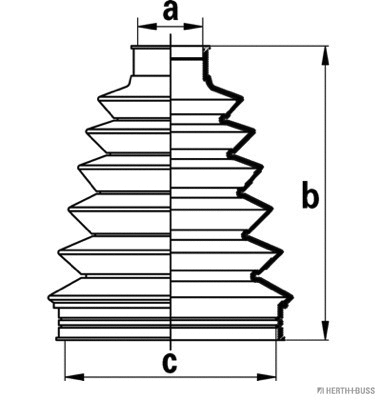Bellow Kit, drive shaft (J2864023)