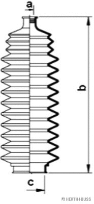 Bellow Kit, steering (J4111004)