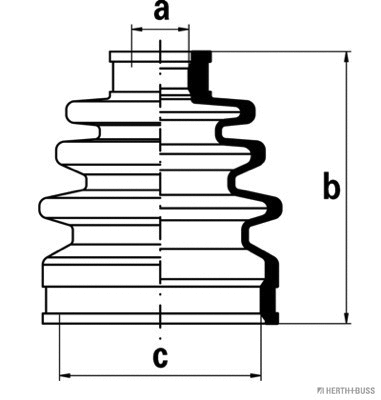 Bellow Kit, drive shaft (J2860502)